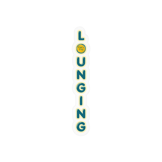 LOUNGING Vertical Vinyl Decal – Kiss-Cut Sticker