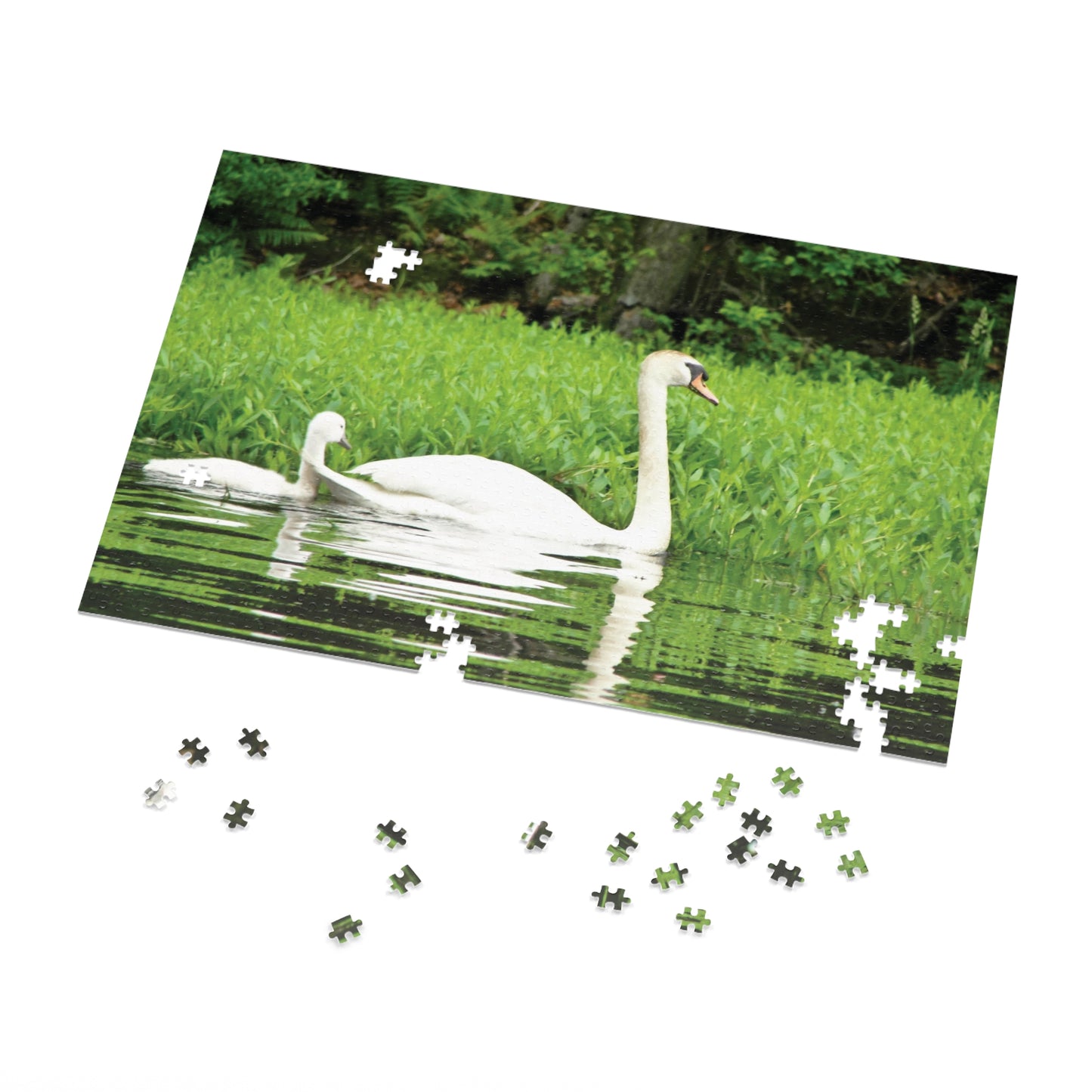White Swans Jigsaw Puzzle