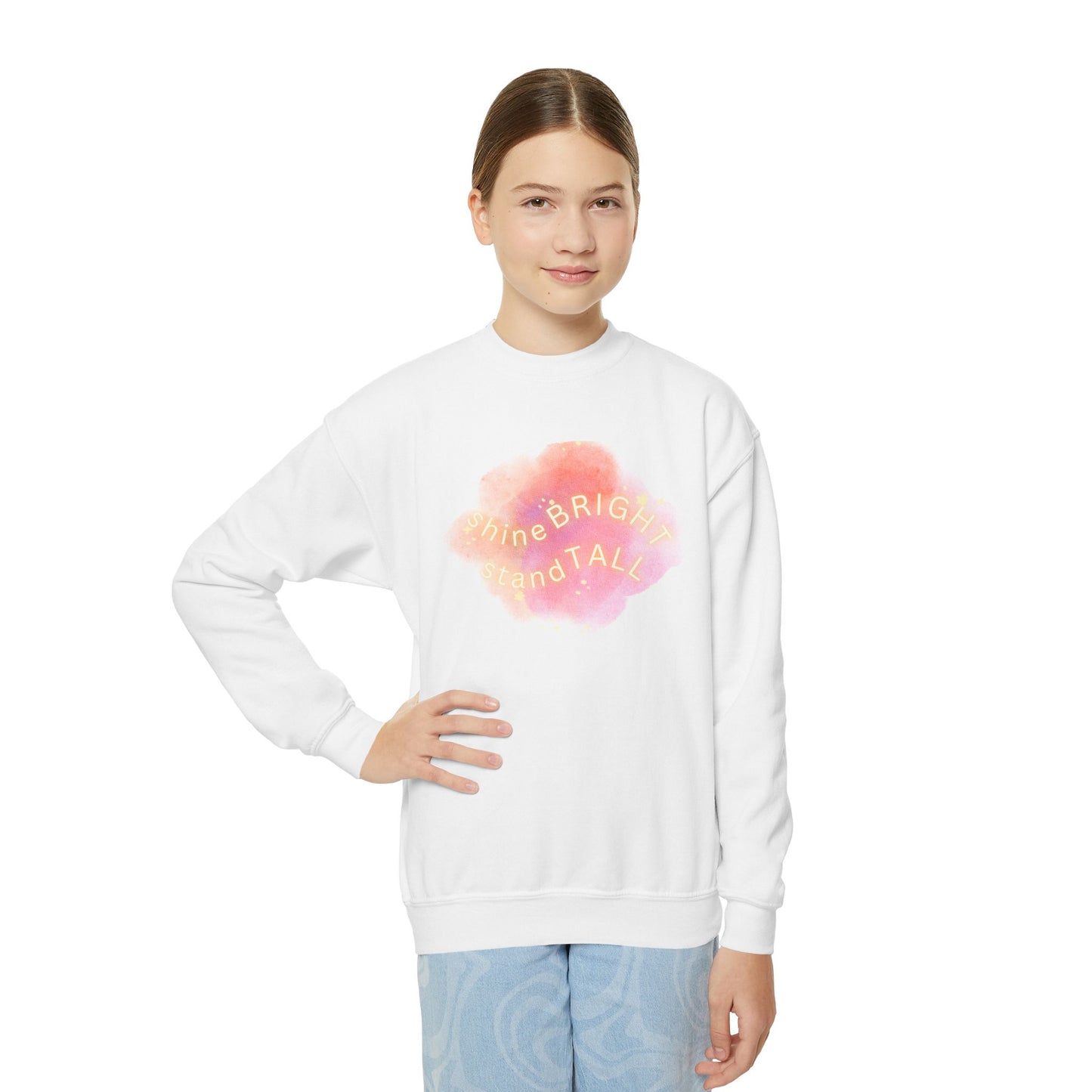 Sweatshirt - Crewneck (Youth) - Shine Bright | Stand Tall