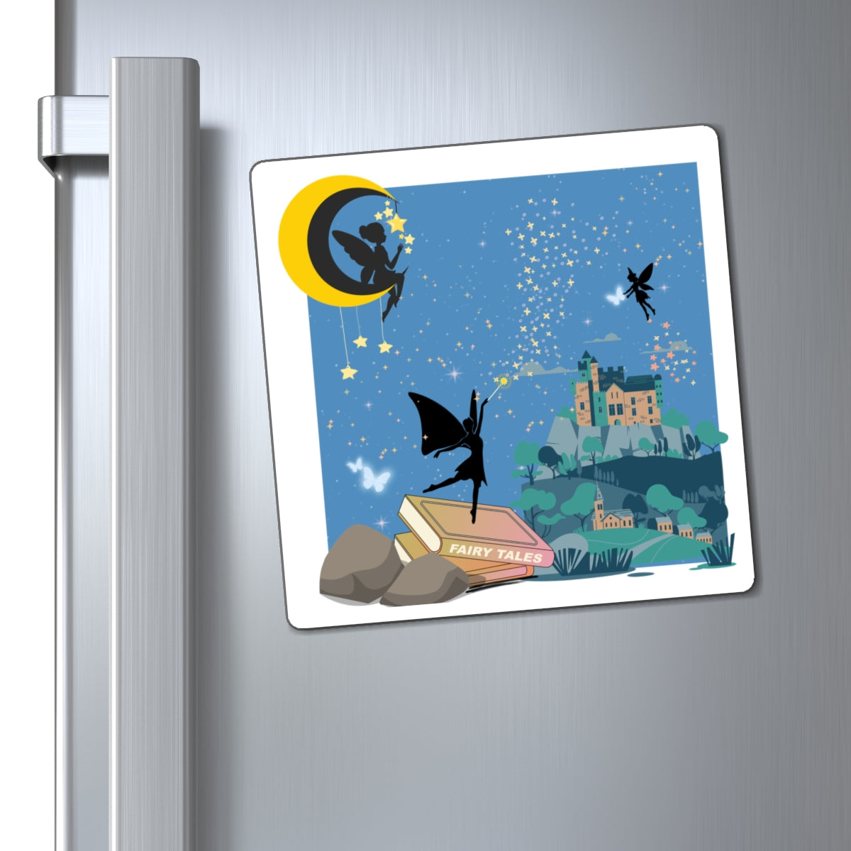 Magnet (Square | Flat) - Fairy Tales (Nighttime)