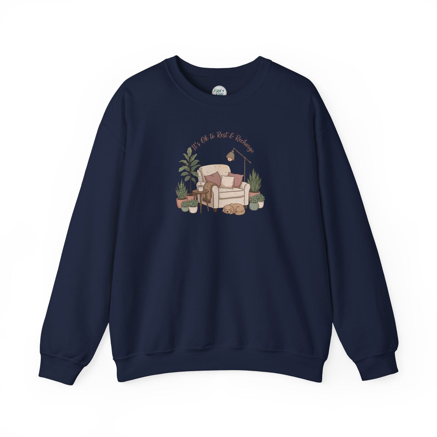 Crewneck Sweatshirt (Adult) - It's Ok to Rest & Recharge