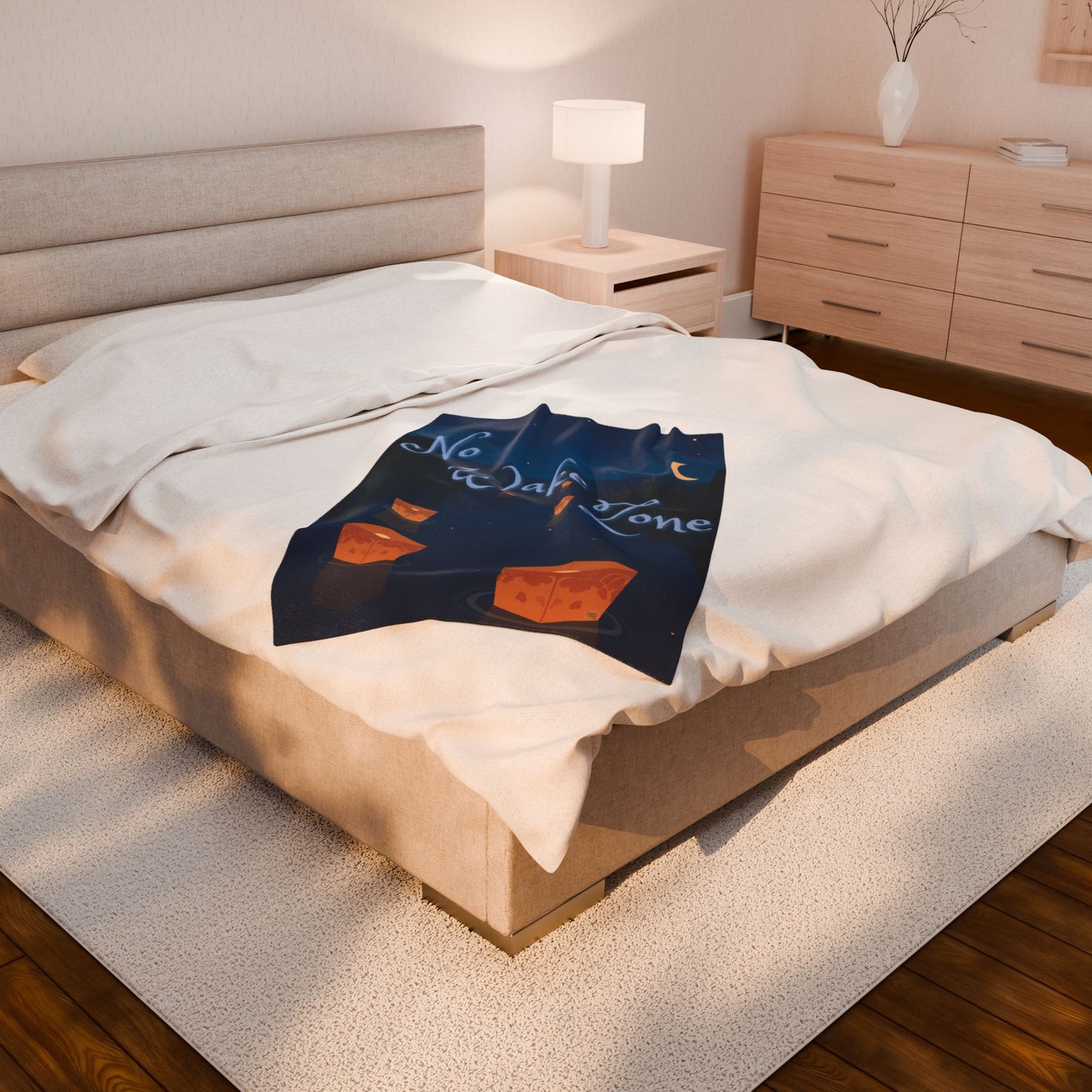 Blanket (Velveteen Plush) - No Wake Zone