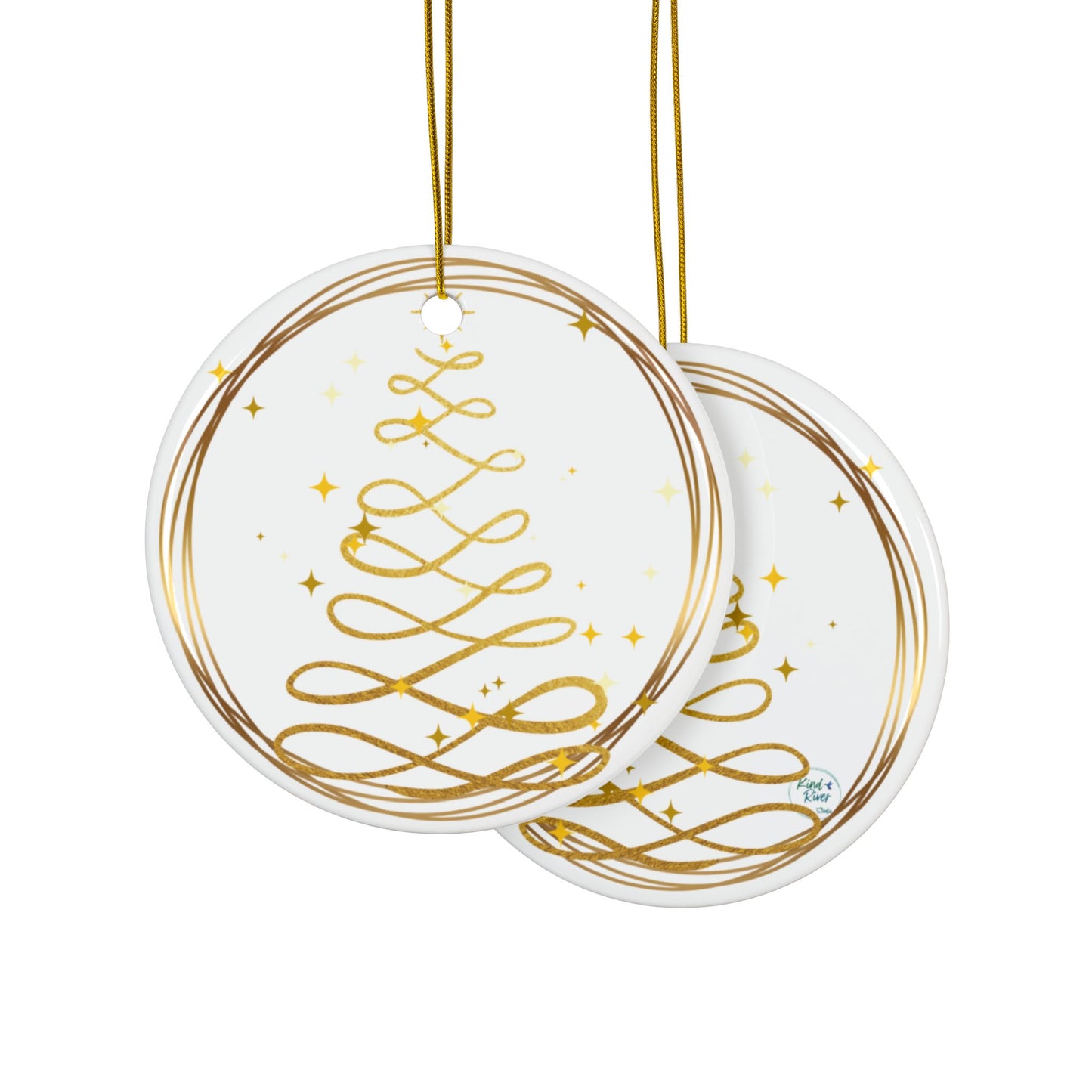 Ornament (Ceramic | Round) - Evergreen