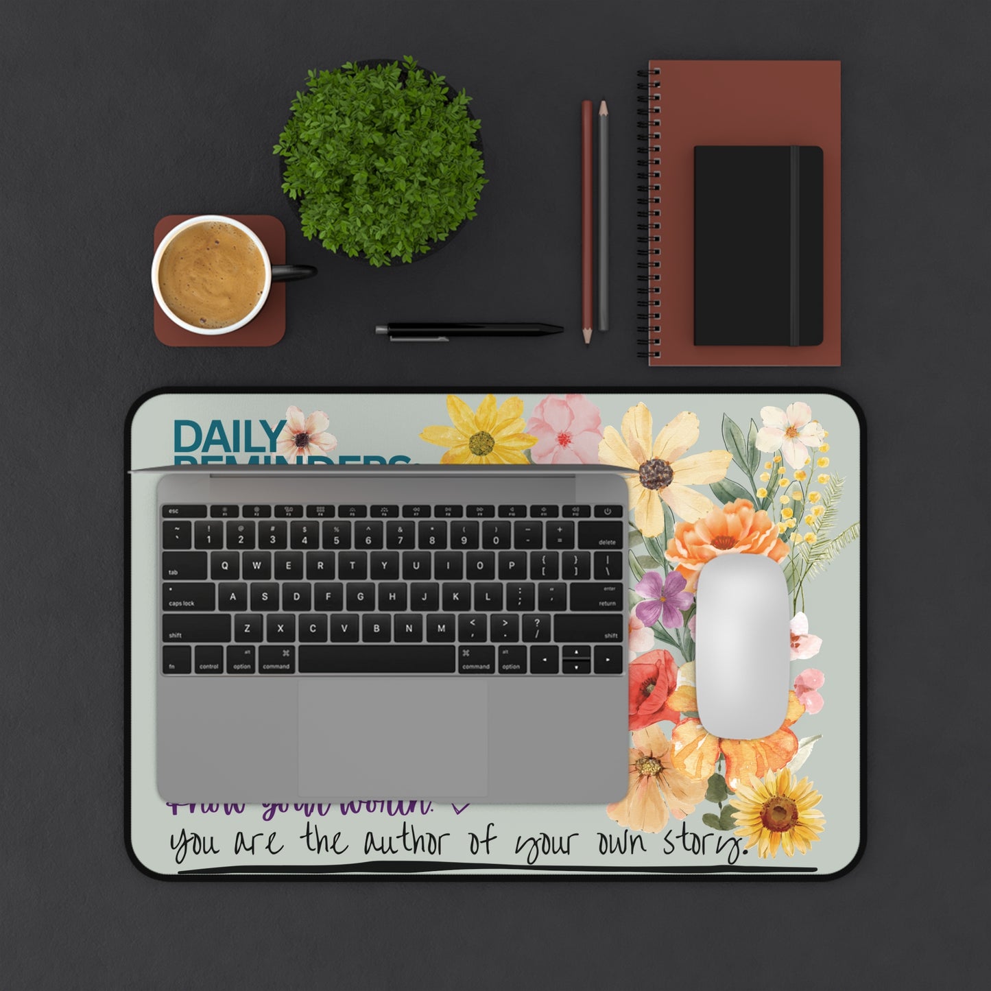 Daily Reminders Desk Mat