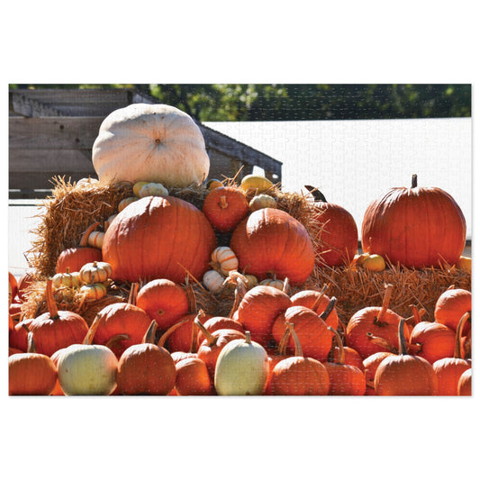 Jigsaw Puzzle (1000 pcs) - Pumpkin Pile