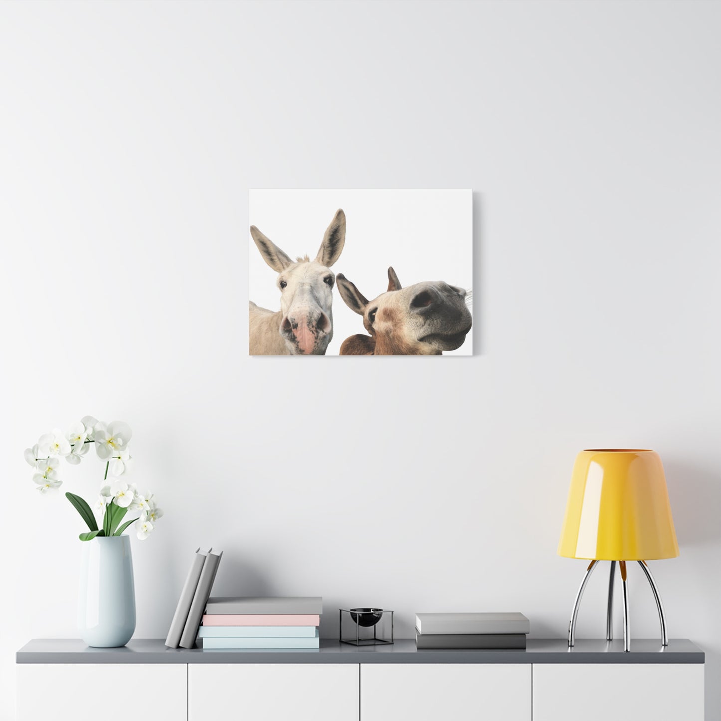 Canvas Print - Delightful Donkeys (original photographs by Kind River Studio)