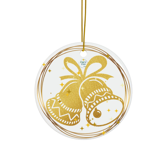 Ornament (Ceramic | Round) - Bells