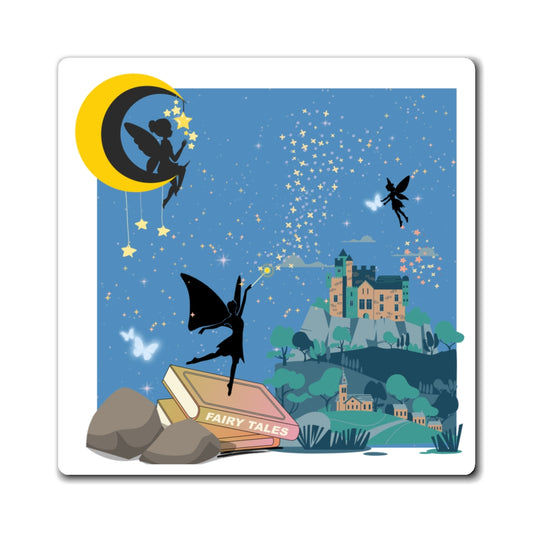 Magnet (Square | Flat) - Fairy Tales (Nighttime)