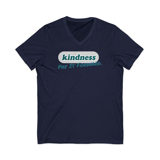 Tee - V-Neck (Adult) - Kindness | Pay It Forward