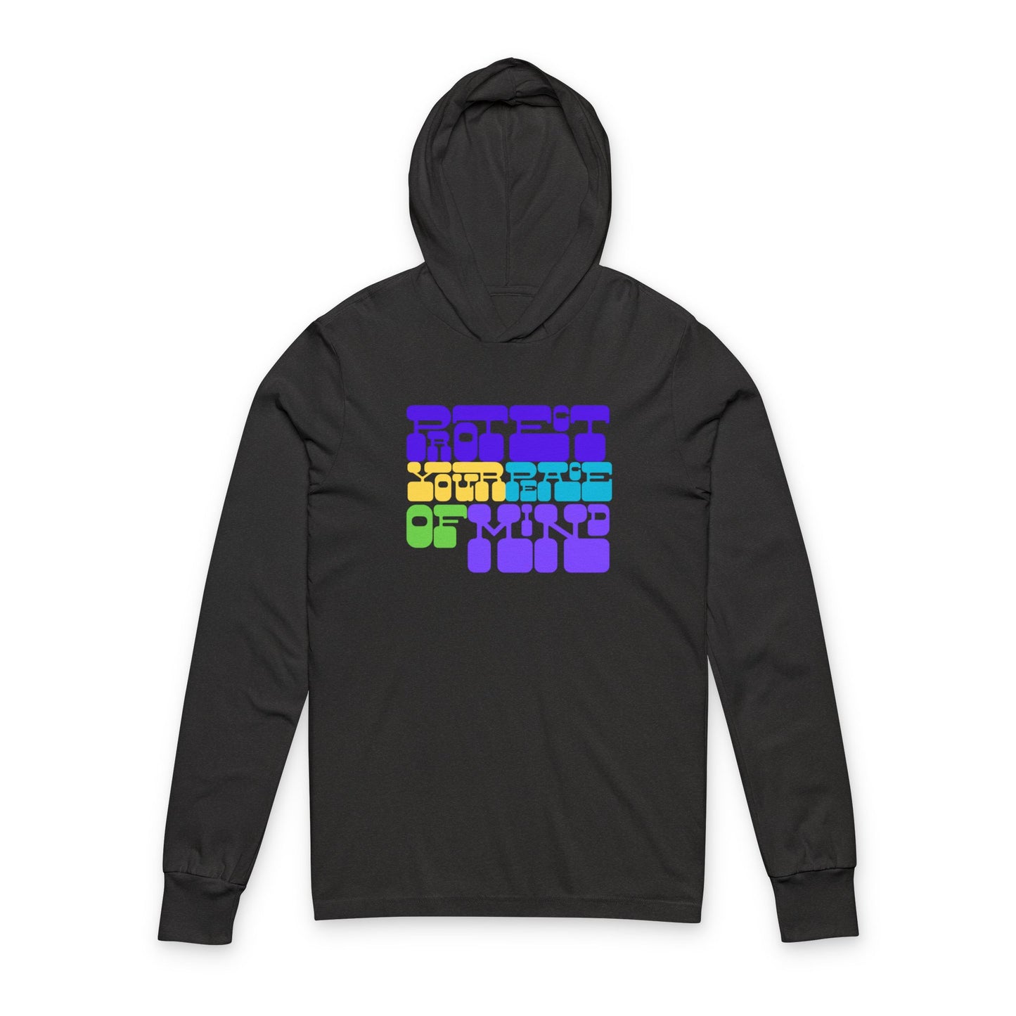 Tee - Long Sleeve with Hood (Adult) - Peace of Mind