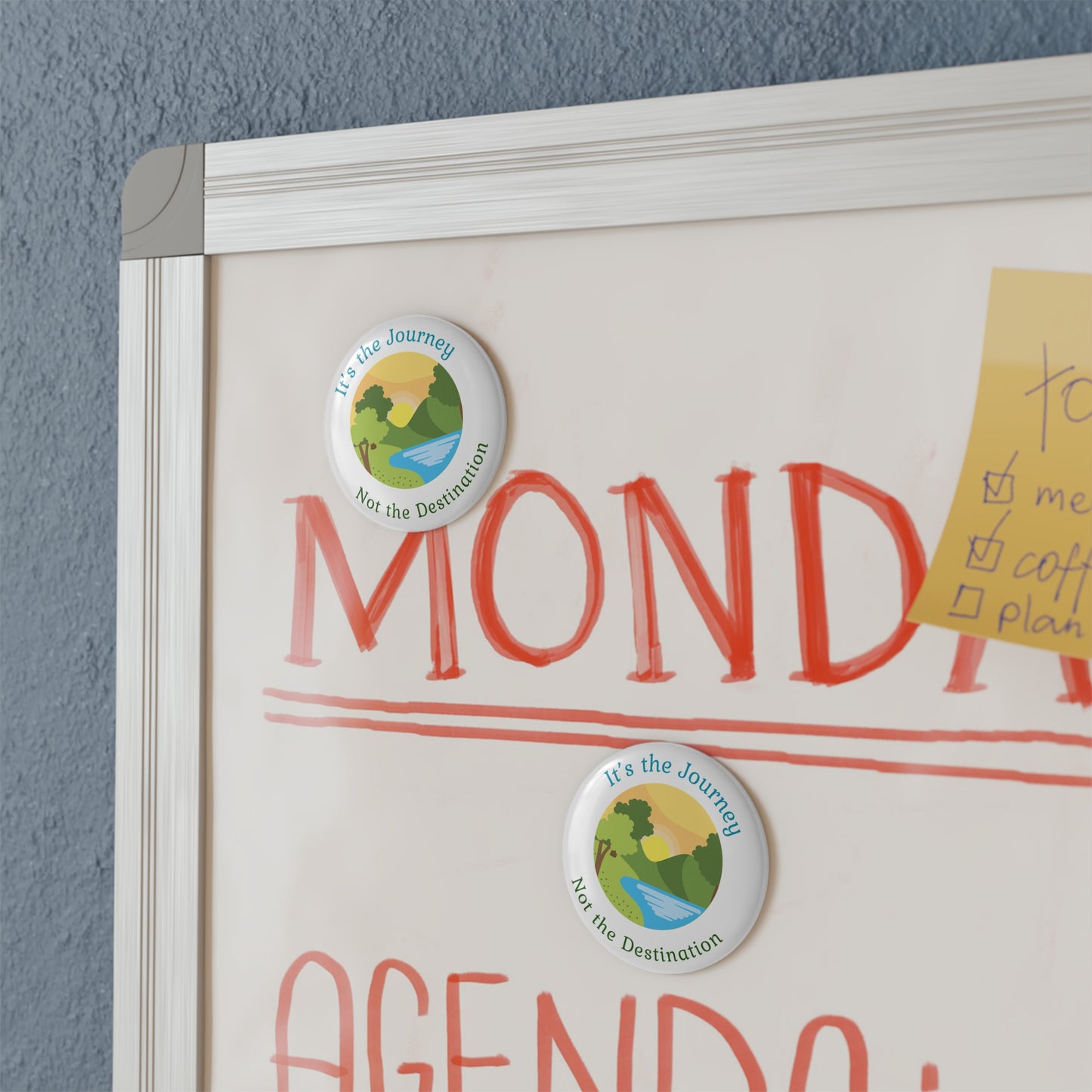 Magnet (Round 2.25") - It's the Journey