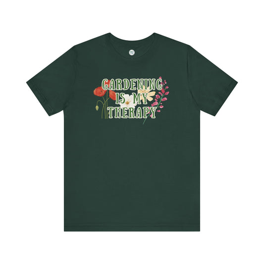 Gardening Therapy Crewneck Tee (Adult)