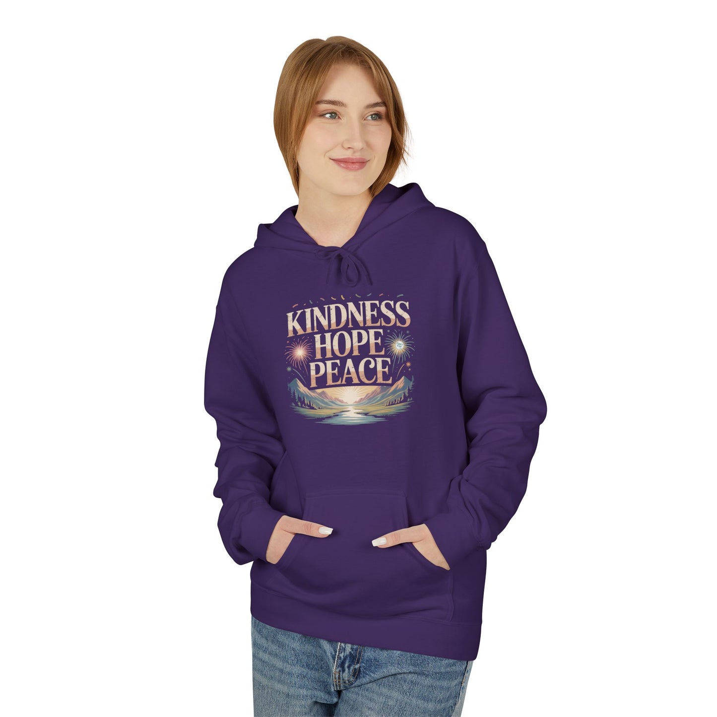 Hoodie (Adult) - Kindness - Hope - Peace