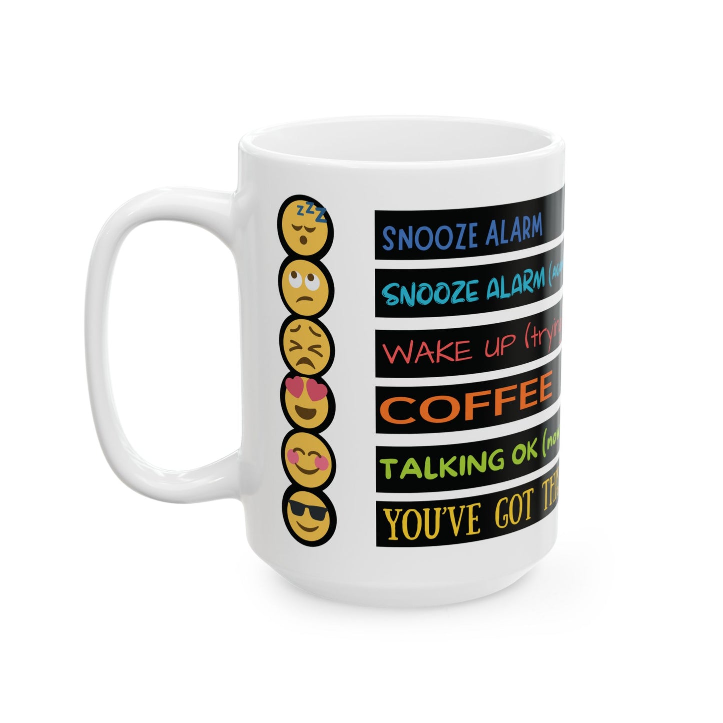 Mug - Ceramic (11 oz | 15 oz) - Mornings Two-Sided