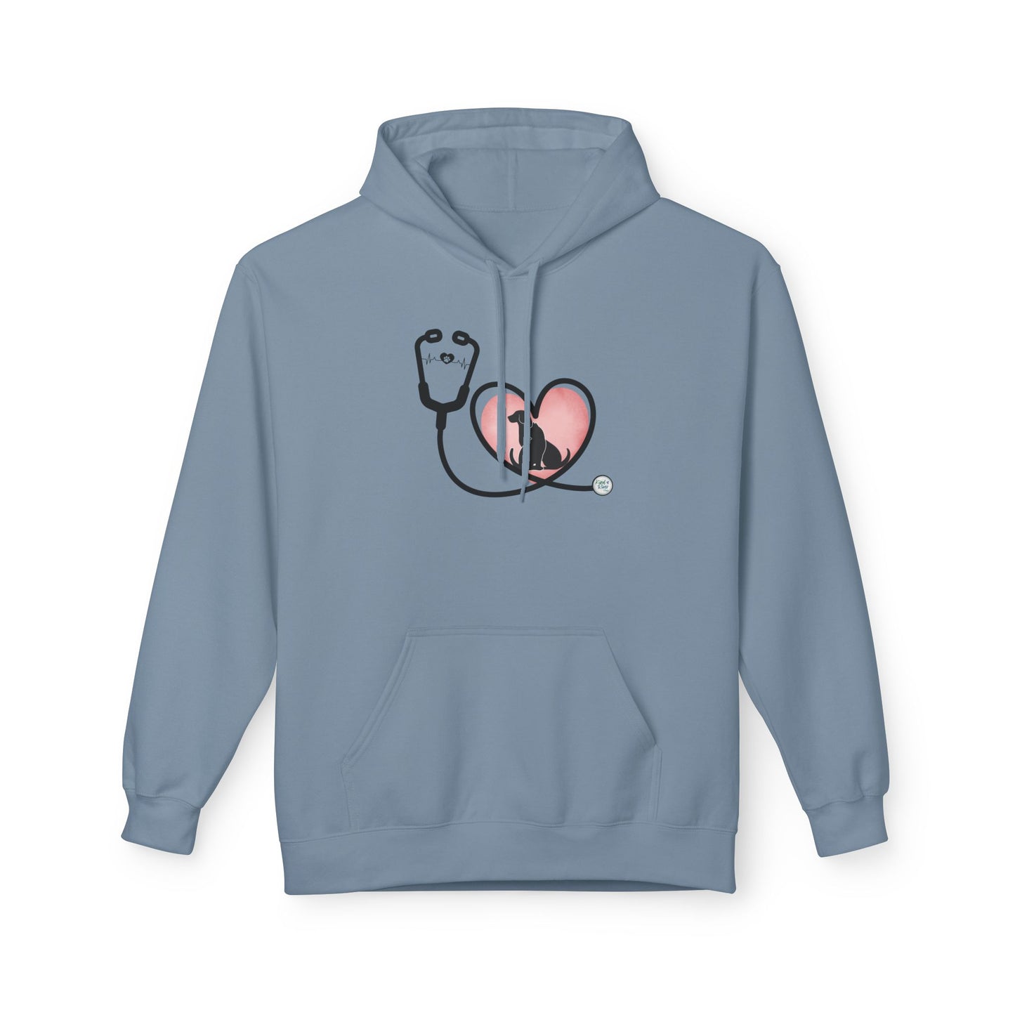 Hoodie (Adult) — Stethoscope Heart Animals
