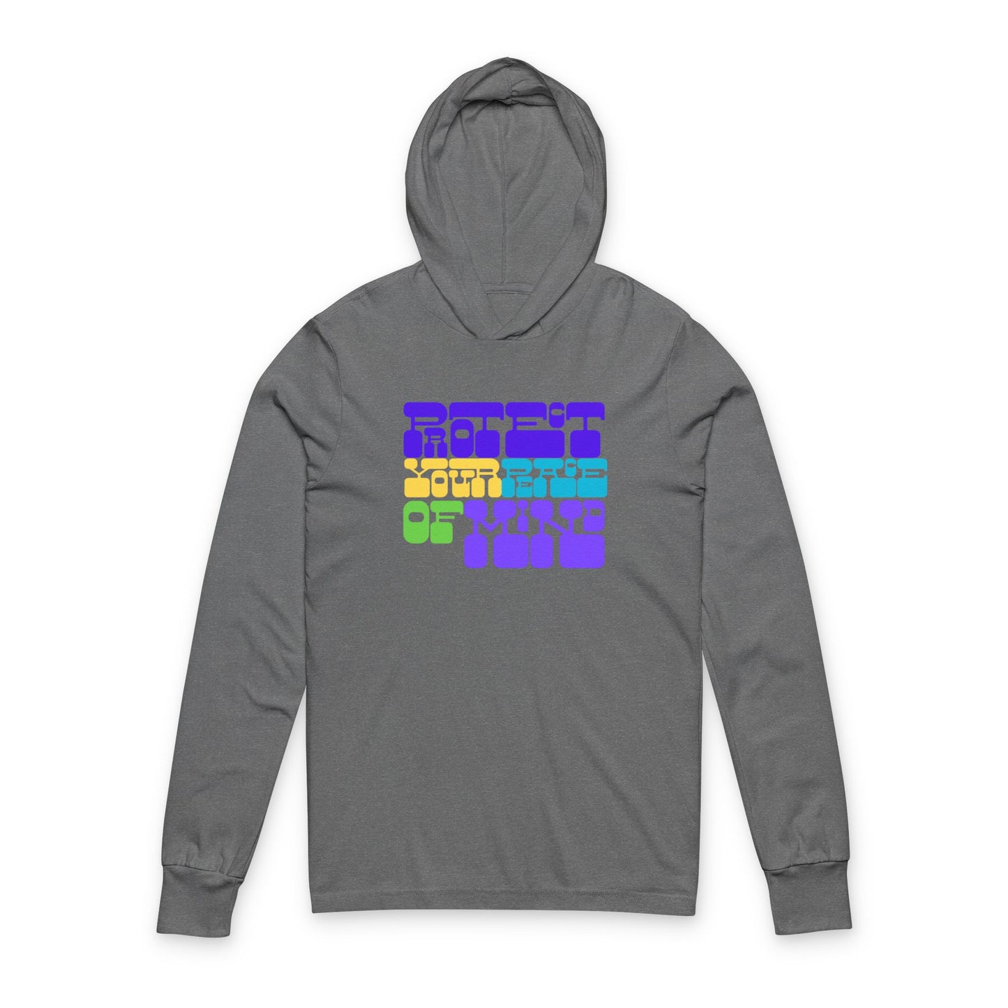 Tee - Long Sleeve with Hood (Adult) - Peace of Mind