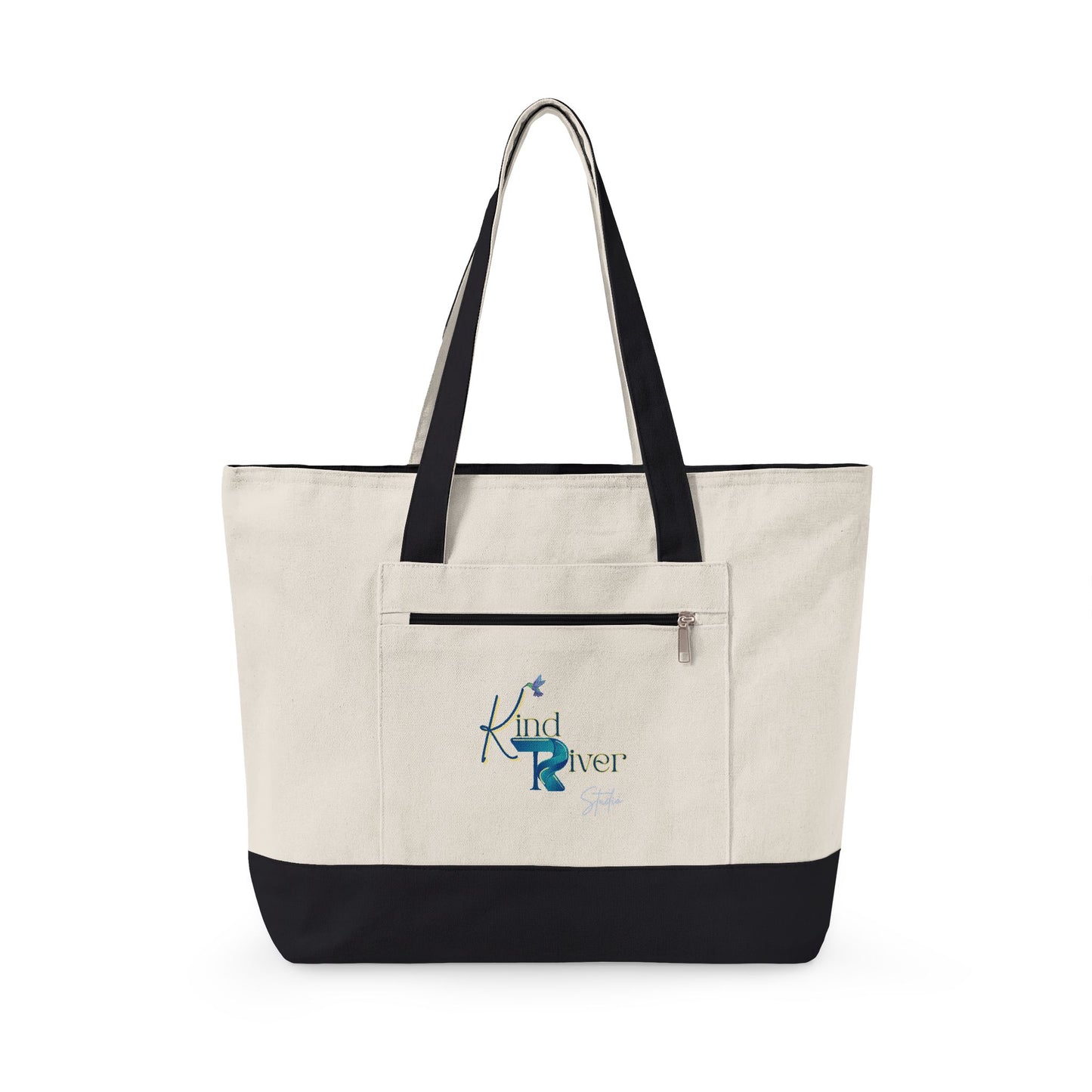Gratitude Zippered Canvas Tote