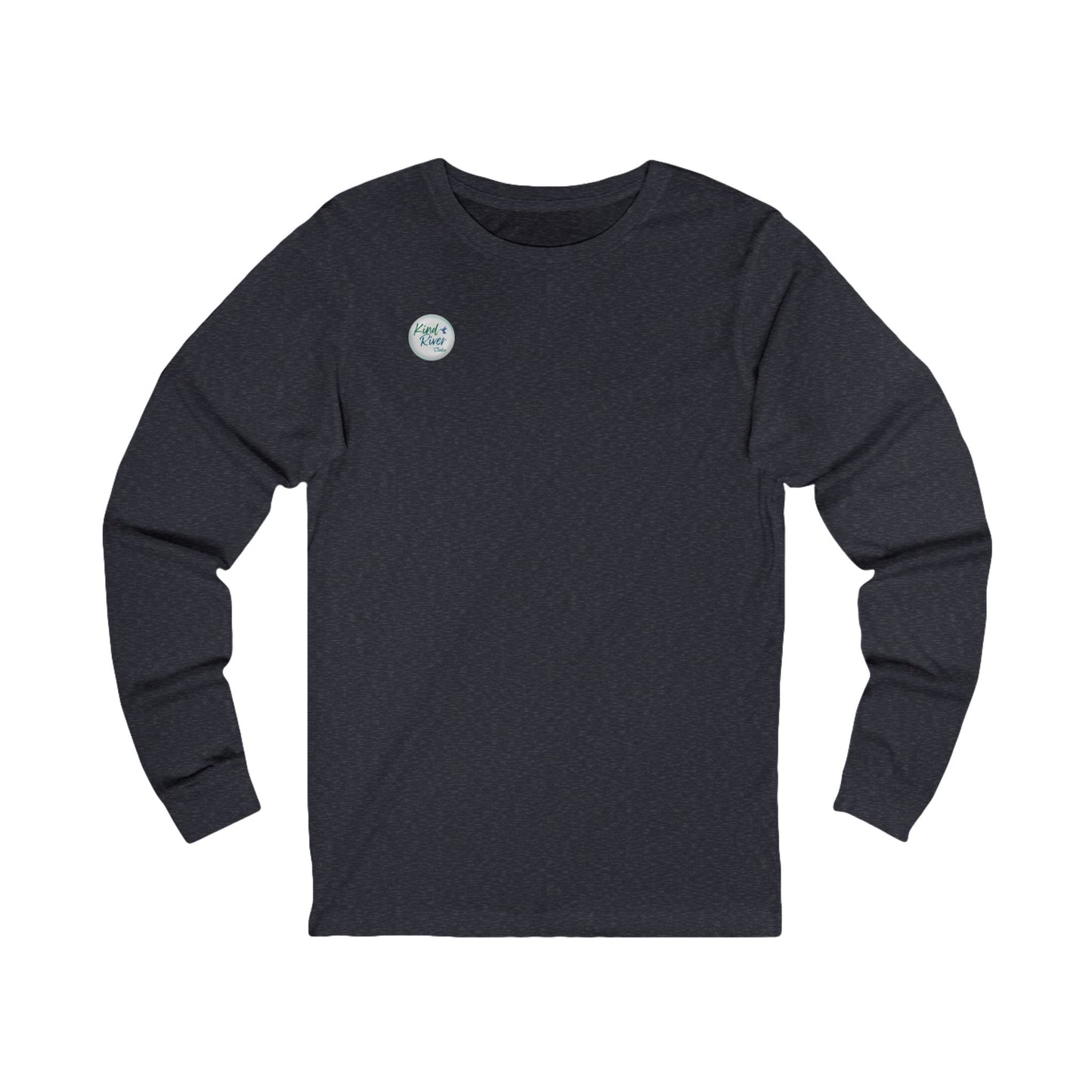 Tee - Long Sleeve (Adult) - Kind River Studio Button Logo