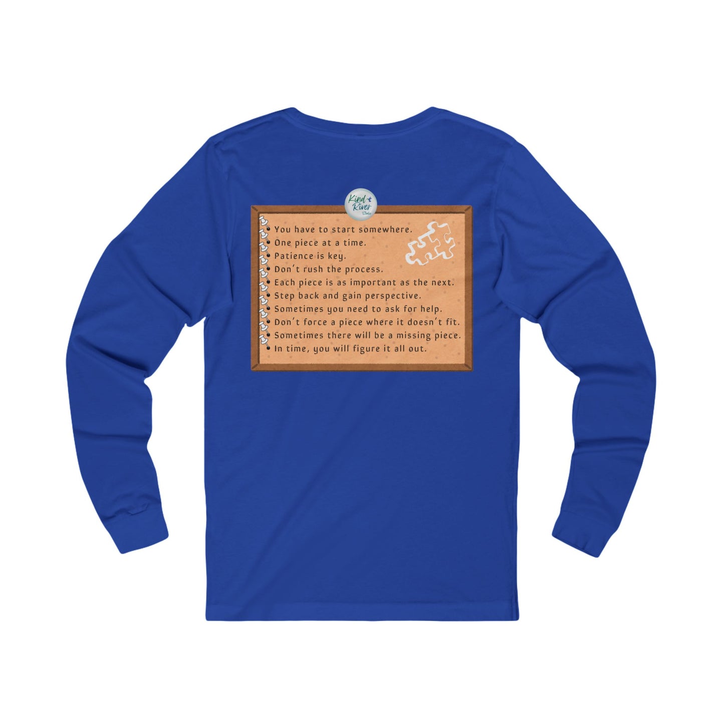 Tee - Long Sleeve (Adult) - Life is Like a Puzzle