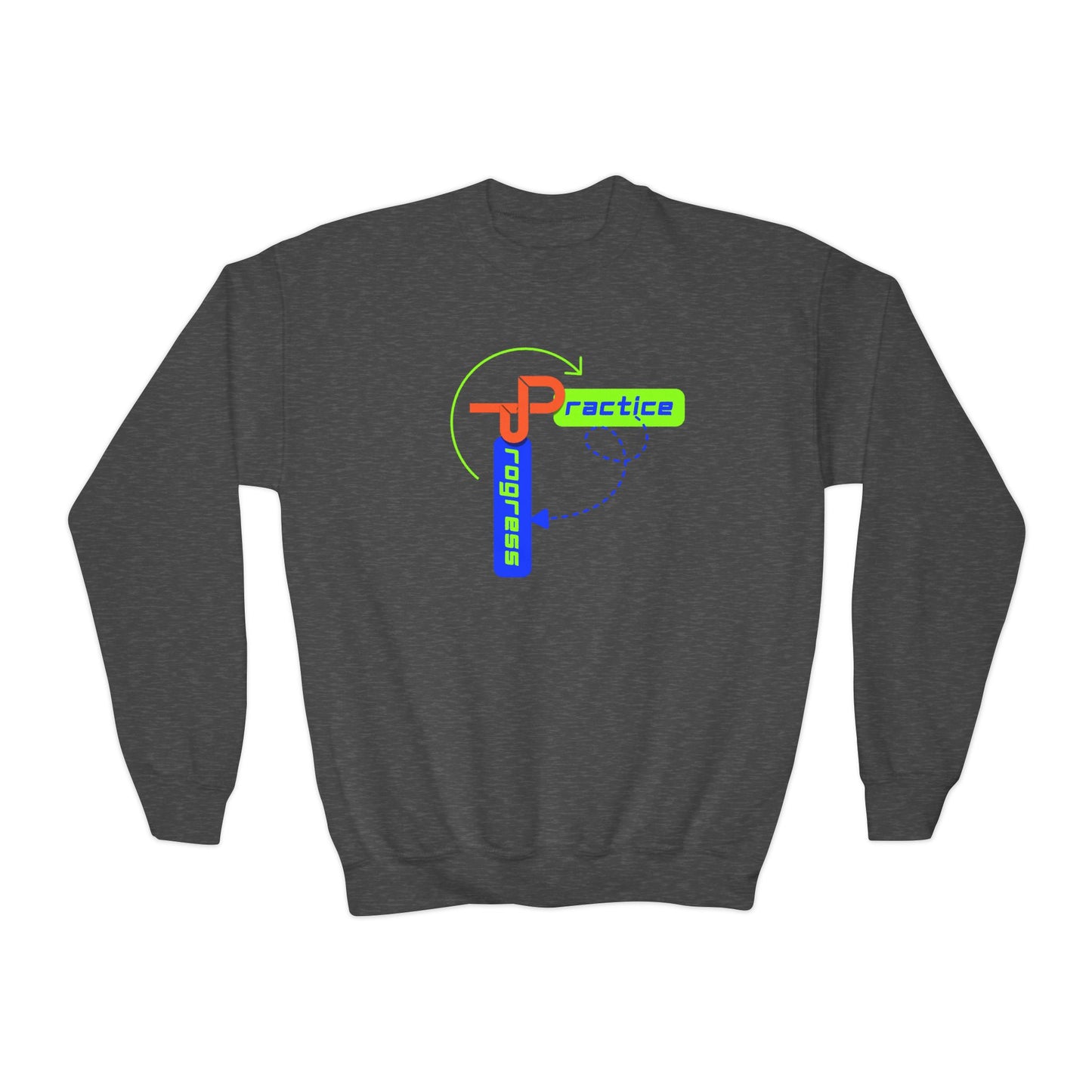Crewneck Sweatshirt (Youth) - Practice to Progress