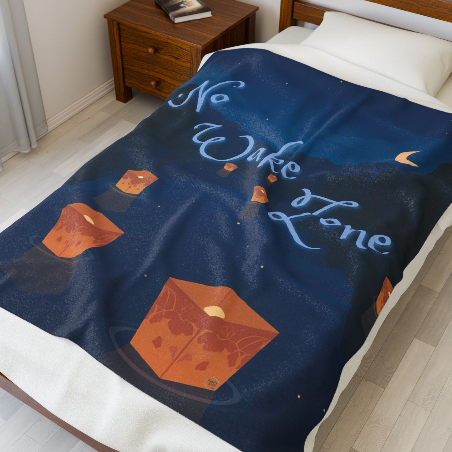 Blanket (Velveteen Plush) - No Wake Zone