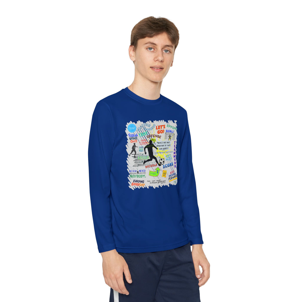 Striker Graphic Long Sleeve Tee (Youth)