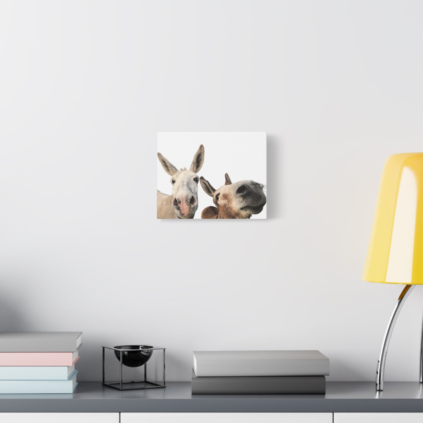 Canvas Print - Delightful Donkeys (original photographs by Kind River Studio)