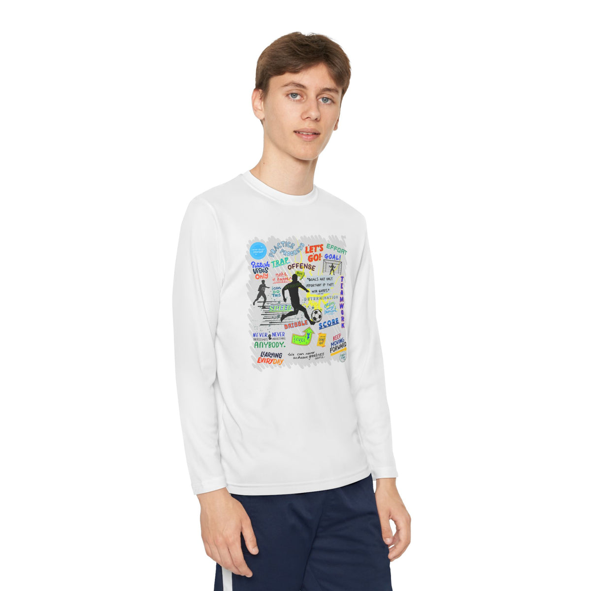 Striker Graphic Long Sleeve Tee (Youth)