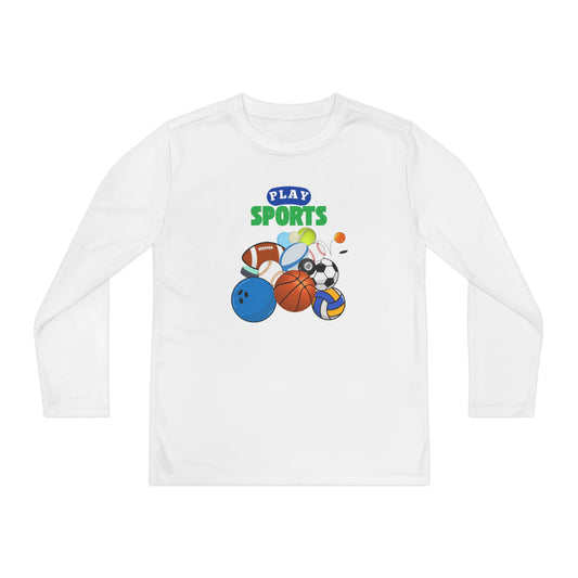 Tee - Long Sleeve (Youth) - Play Sports