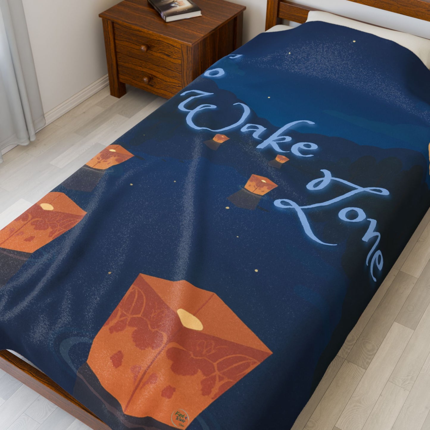 Blanket (Velveteen Plush) - No Wake Zone