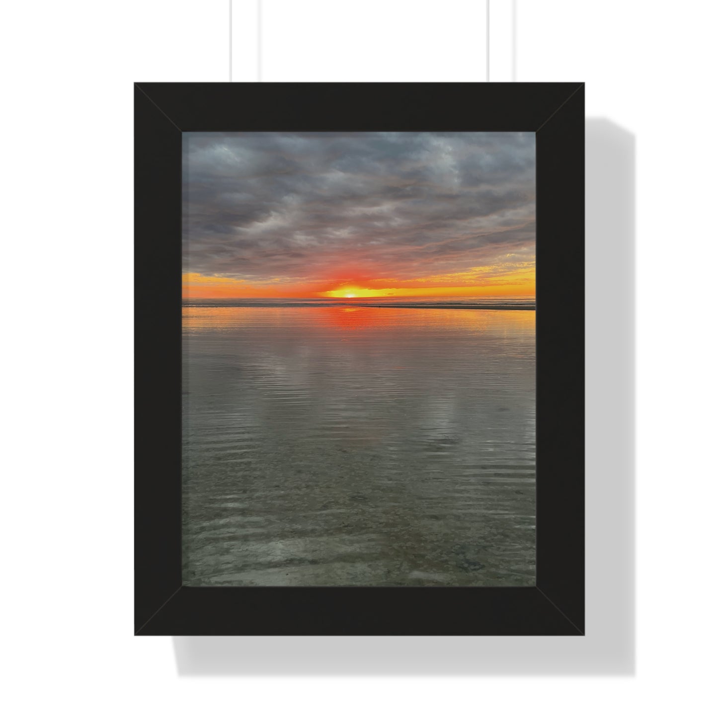 Serene Sunset Framed Poster