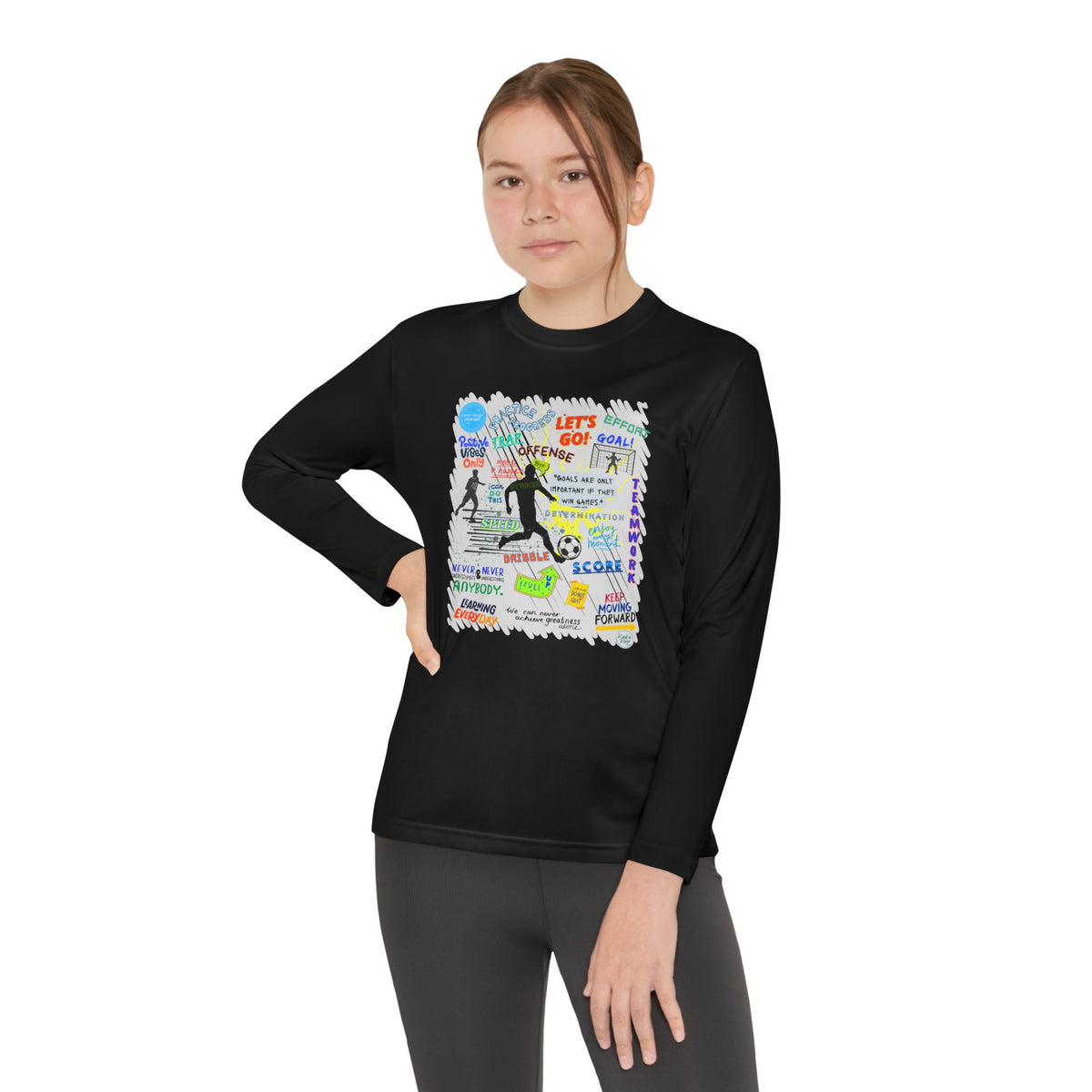Striker Graphic Long Sleeve Tee (Youth)