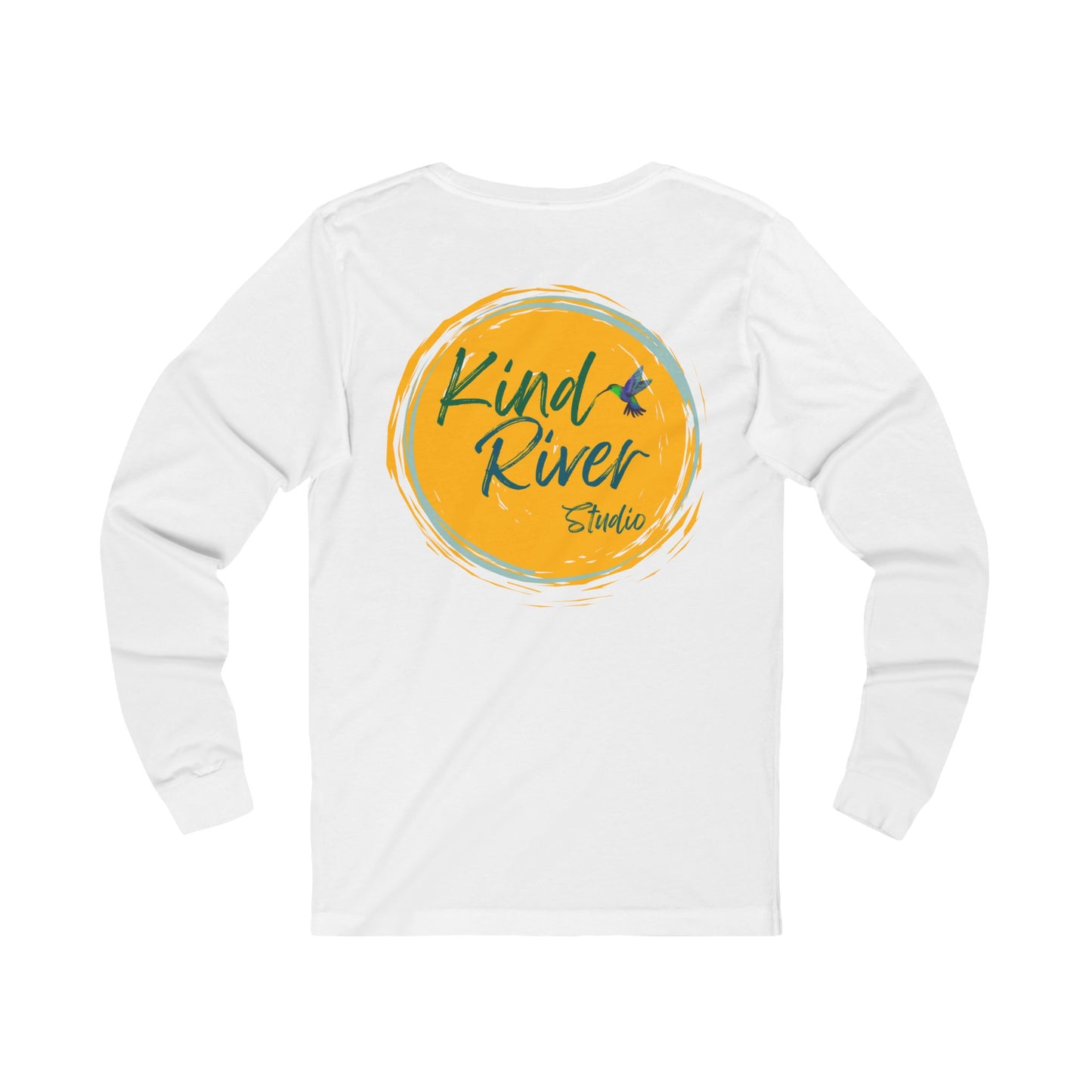 Tee - Long Sleeve (Adult) - Kind River Studio Button Logo