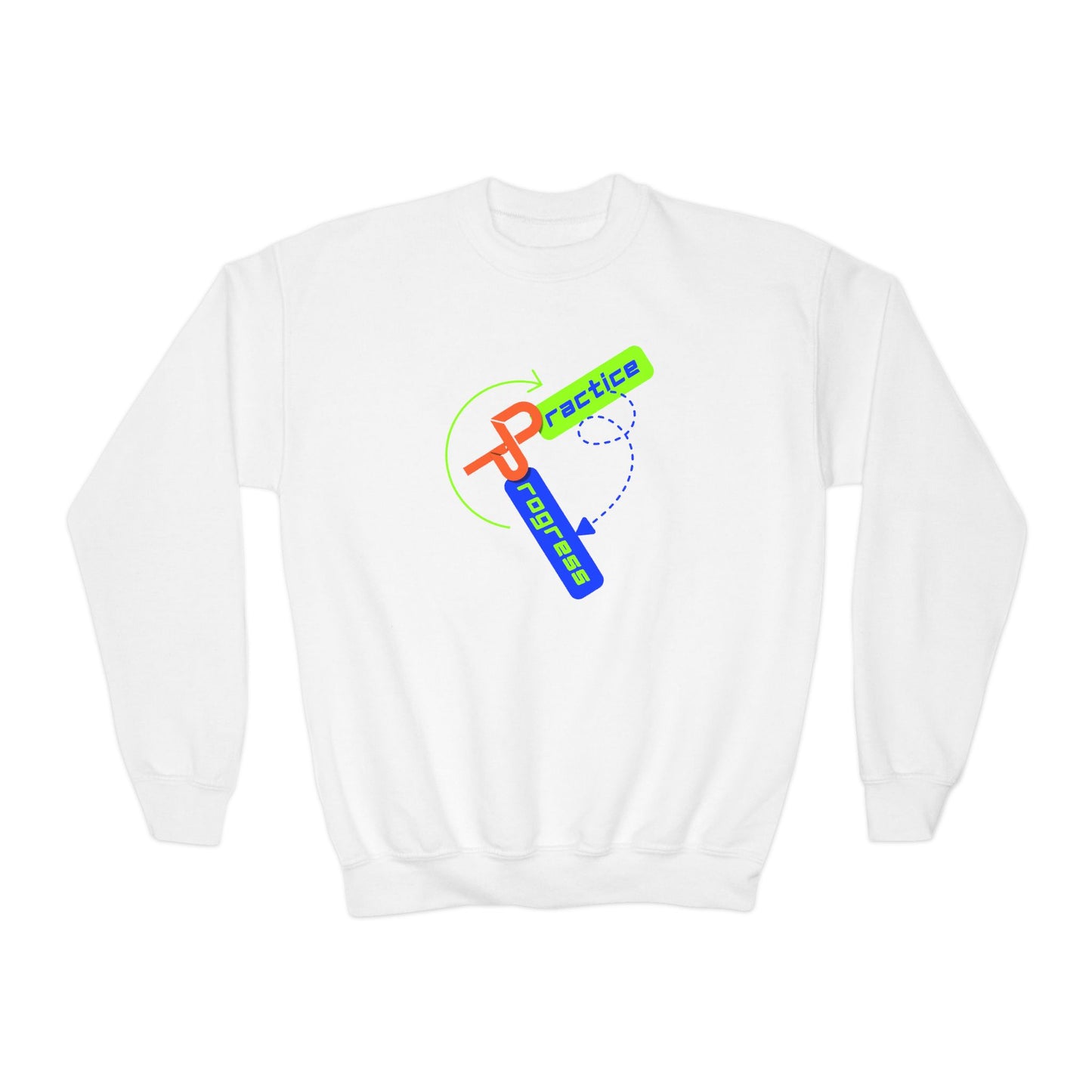 Sweatshirt - Crewneck (Youth) - Practice to Progress