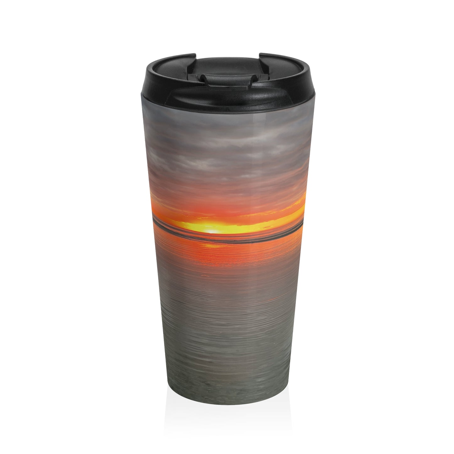 Sunset Reflection Travel Mug  (original photograph by Kind River Studio)