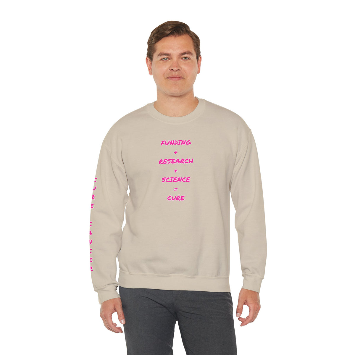 Breast Cancer Awareness Crewneck Sweatshirt (Adult) — "In Honor of My Loved One"