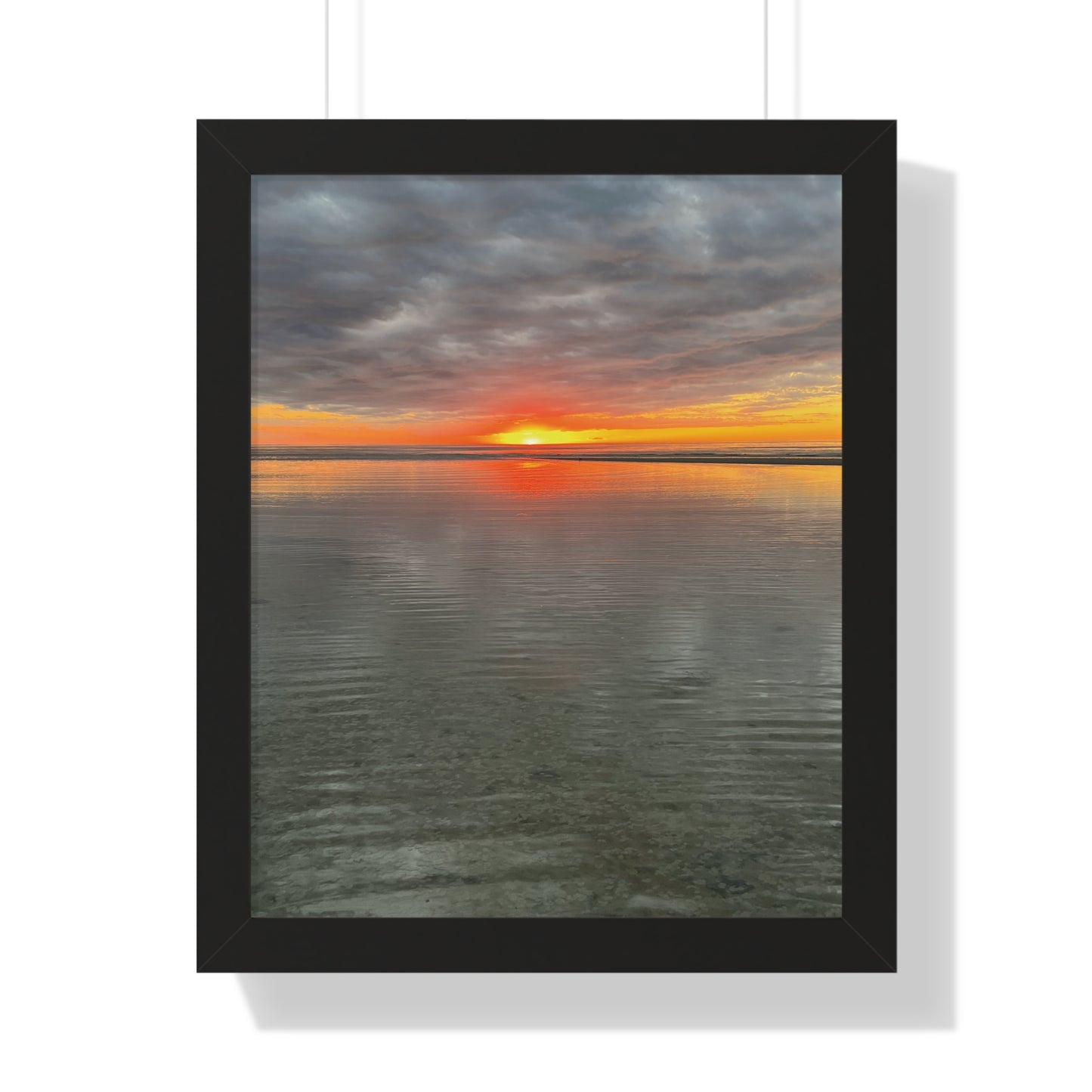 Serene Sunset Framed Poster