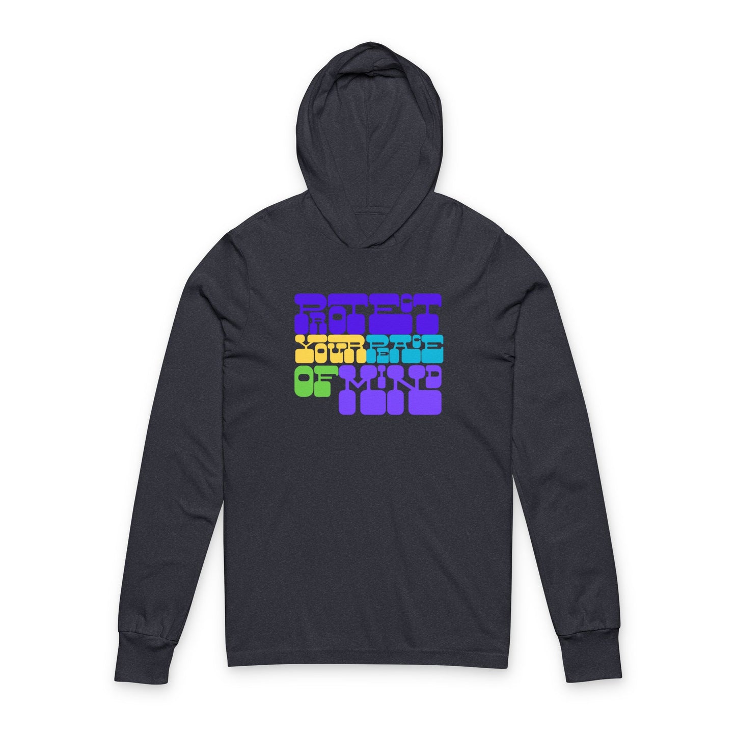 Tee - Long Sleeve with Hood (Adult) - Peace of Mind