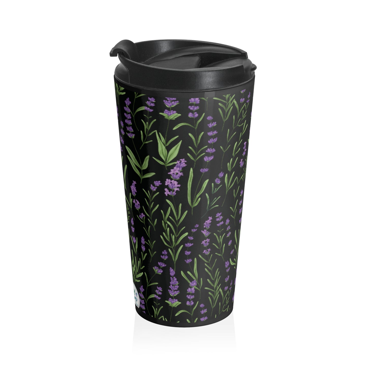 Purple Wildflowers Travel Mug
