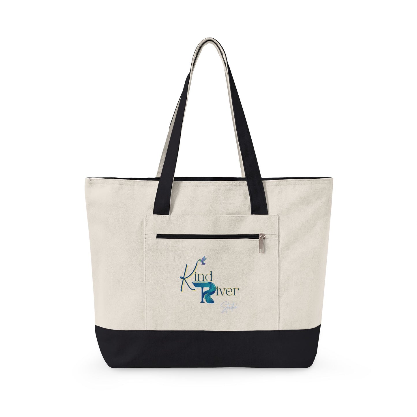 Gardening Therapy Zippered Canvas Tote