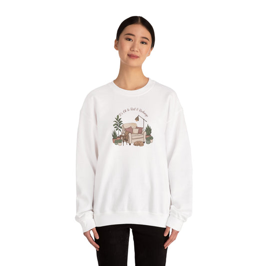 Crewneck Sweatshirt (Adult) - It's Ok to Rest & Recharge