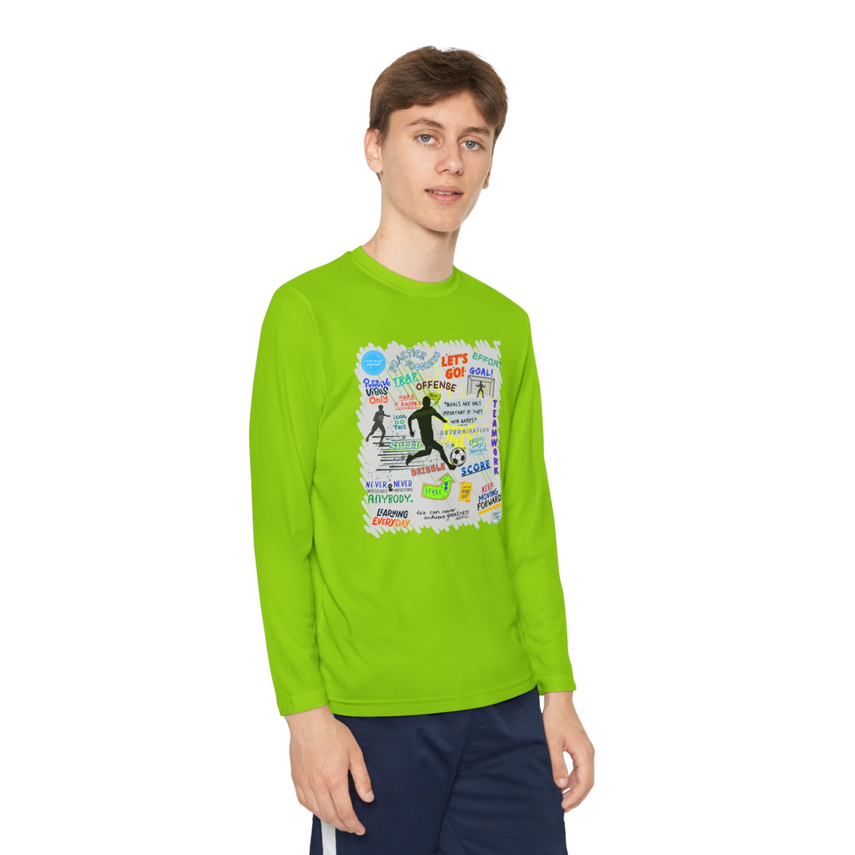 Striker Graphic Long Sleeve Tee (Youth)