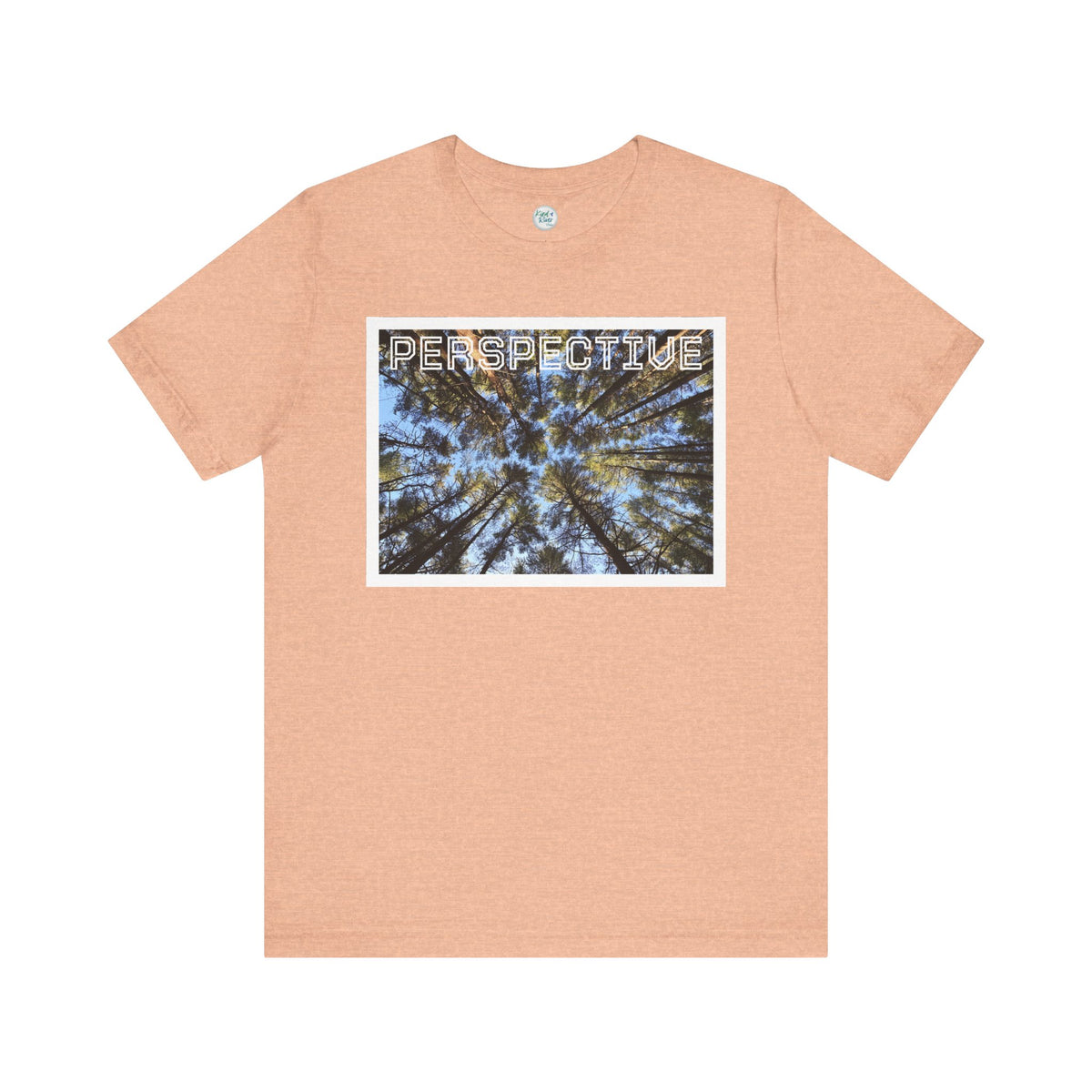 Perspective Tee (Adult)— Forest Canopy Photo T-Shirt (original photograph by Kind River Studio)