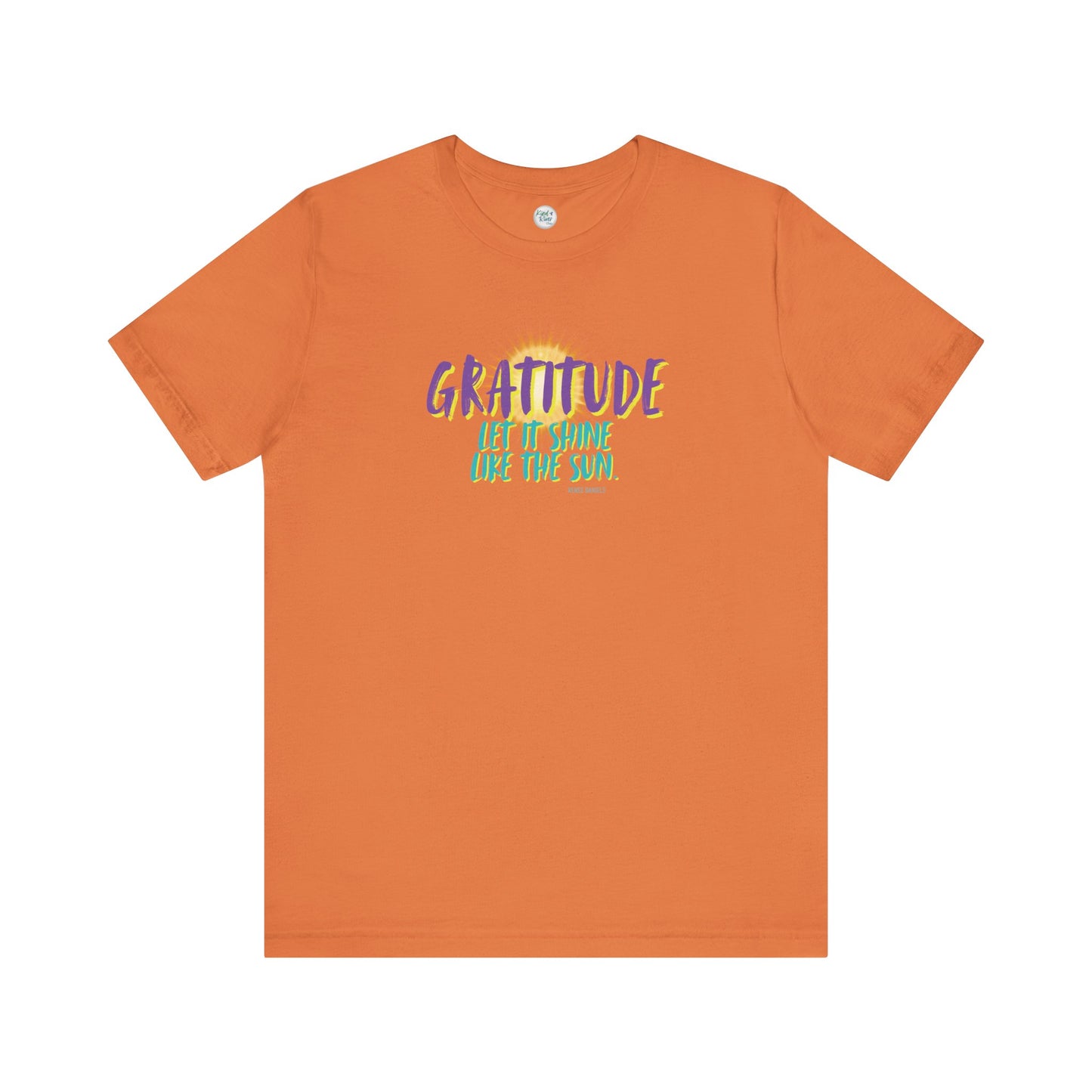 Let Gratitude Shine Crewneck Tee (Adult)