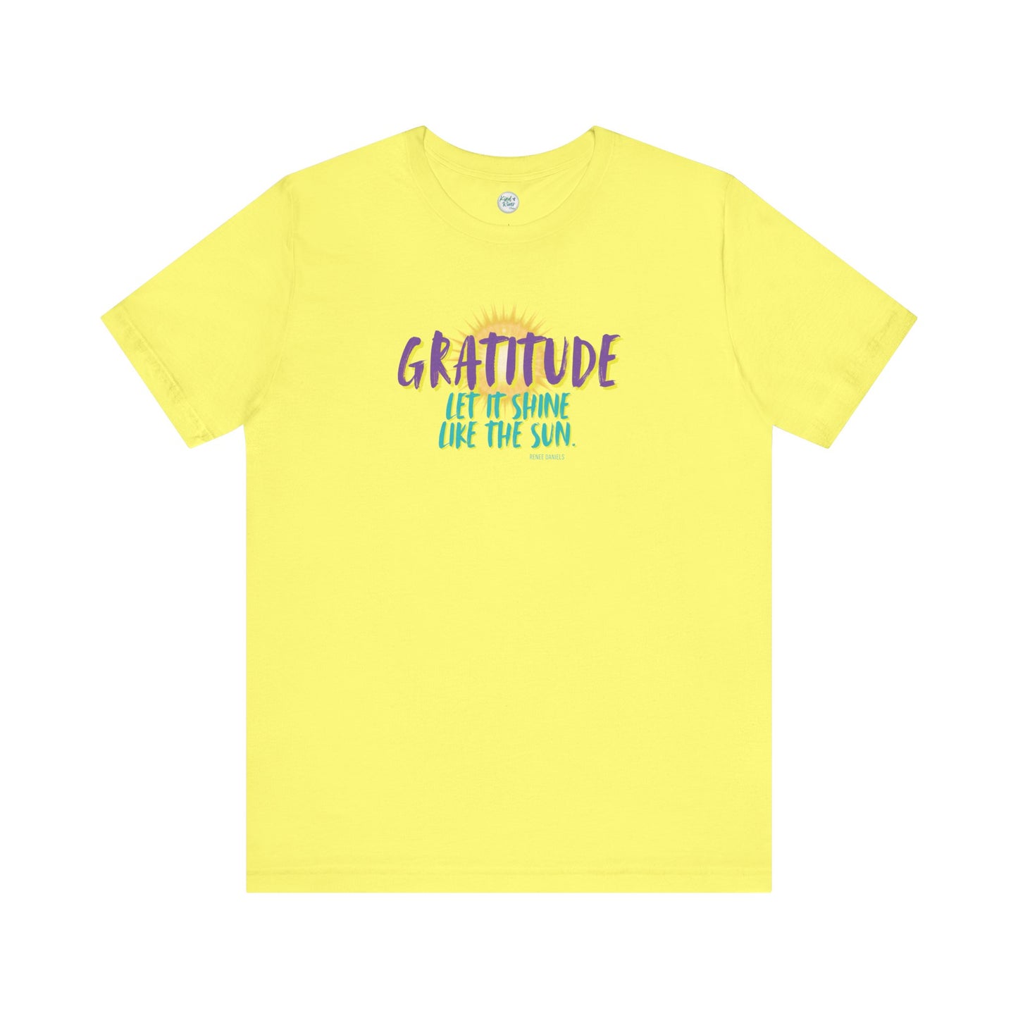 Let Gratitude Shine Crewneck Tee (Adult)