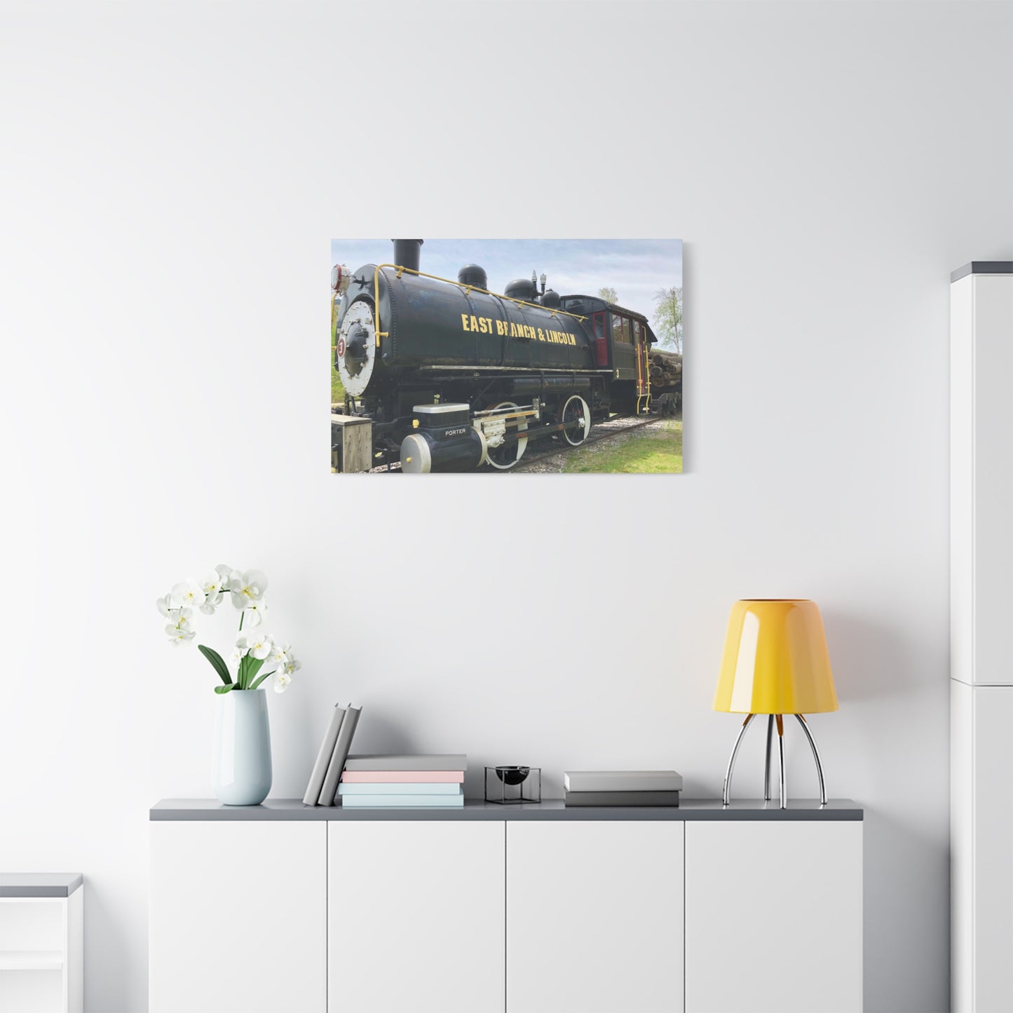 Canvas Print - EB&L RR (original photograph by Kind River Studio)