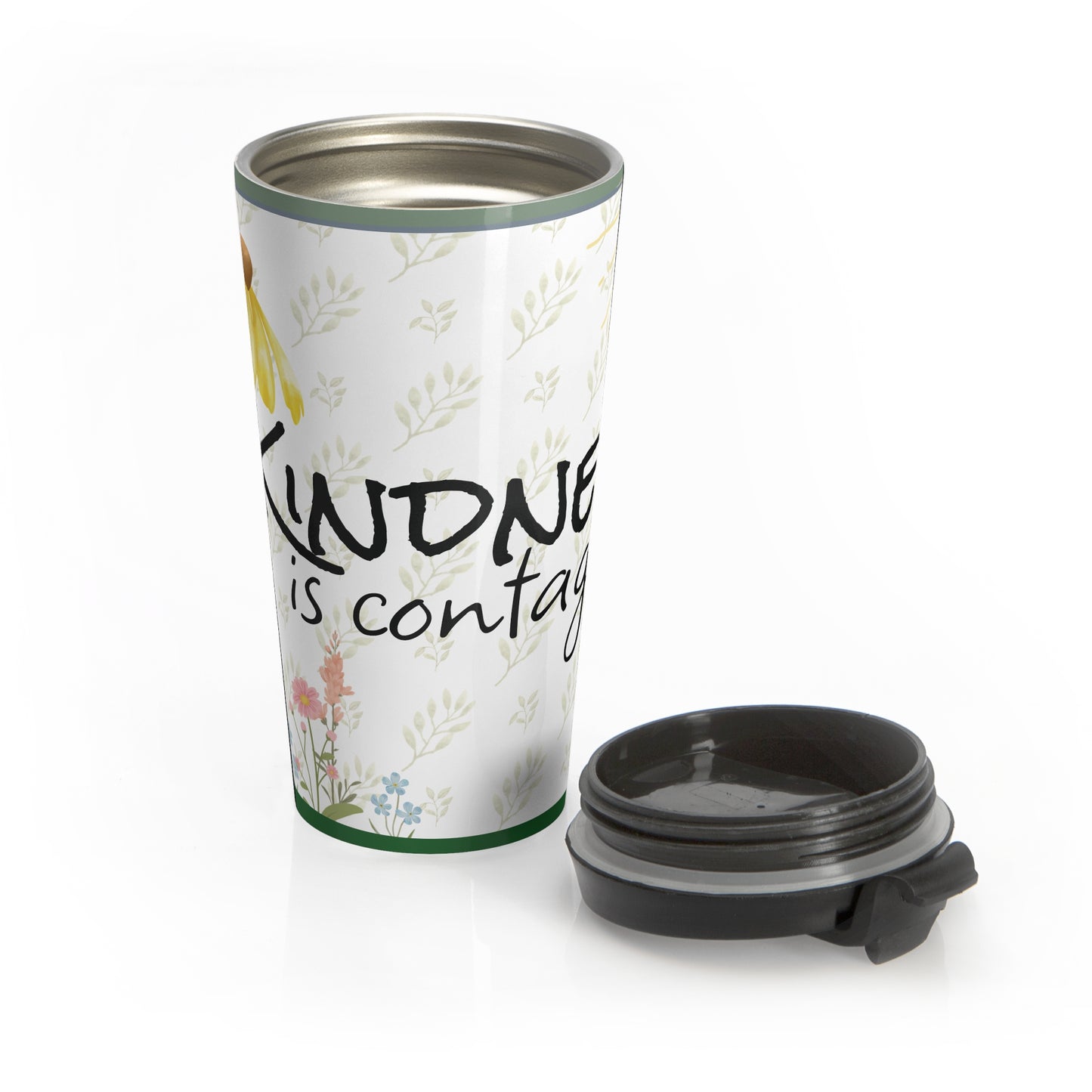 Kindness is Contagious Stainless Steel Travel Mug