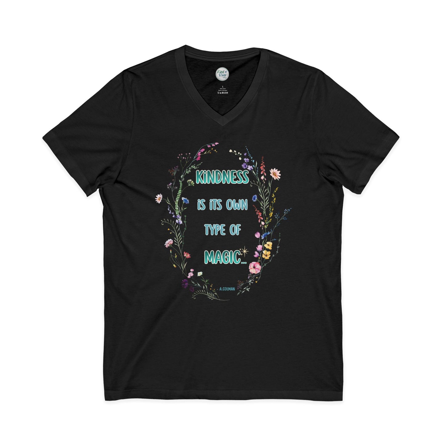 Kindness Is Magic V-Neck Tee (Adult)