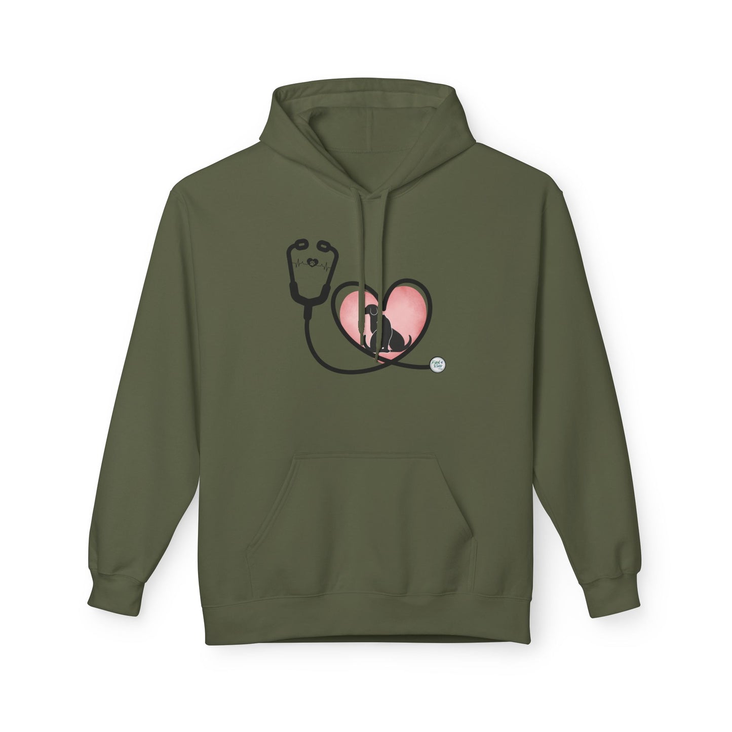 Stethoscope Heart Hoodie (Adult)