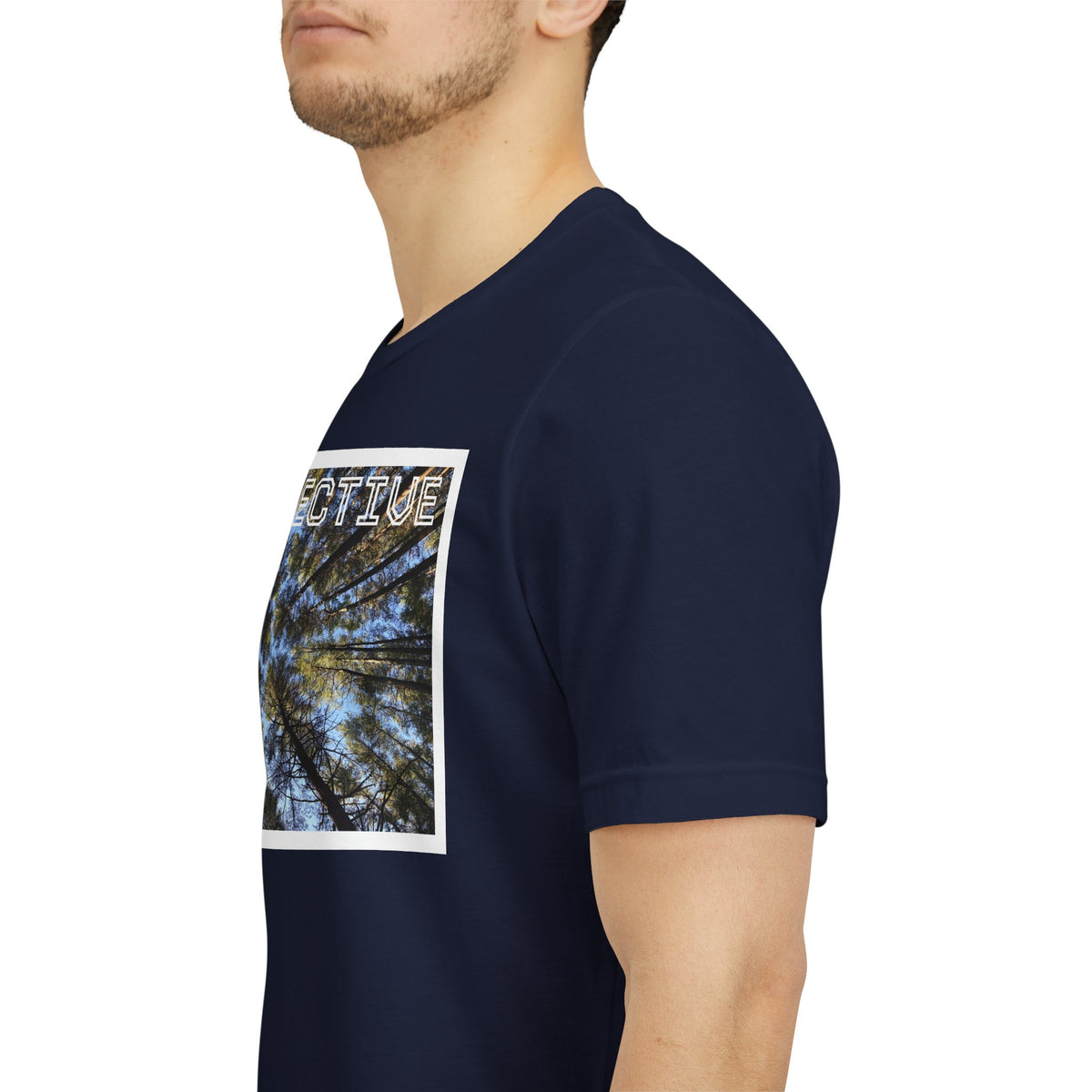 Perspective Tee (Adult)— Forest Canopy Photo T-Shirt (original photograph by Kind River Studio)